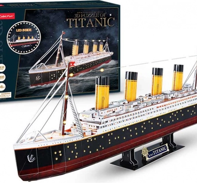 Puzzle 3D LED Titanic