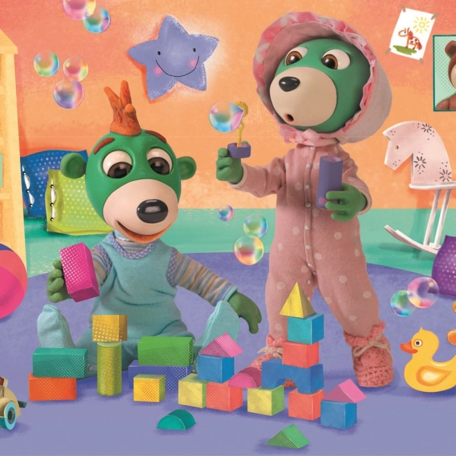 Puzzle Bonne nuit, Treflíci Monde joyeux des enfants MAXI