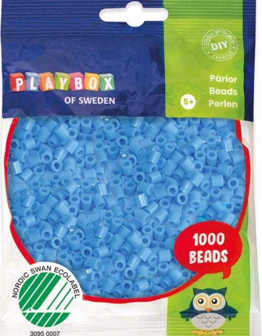 Perles à repasser Playbox bleu clair 1000 pcs