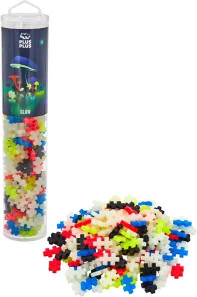 Plus-Plus mélange phosphorescent 240 pièces Tube