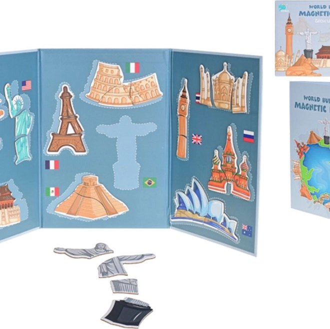 Puzzle magnétique - Monuments du monde