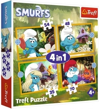 Puzzle La vie dans le village des Schtroumpfs