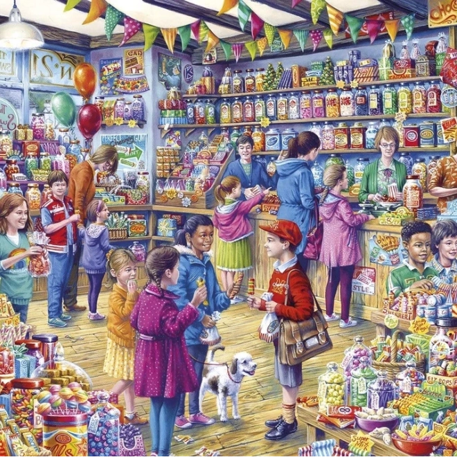 Puzzle vieille pâtisserie XL 500 pièces