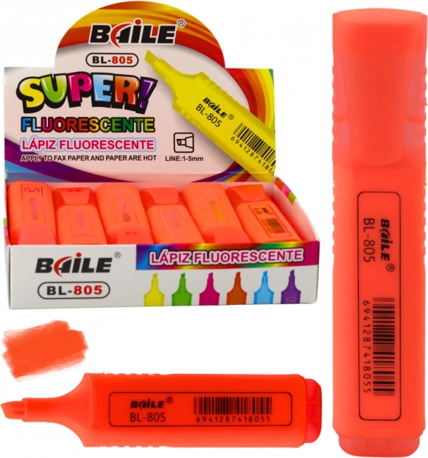 Surligneur néon intense orange