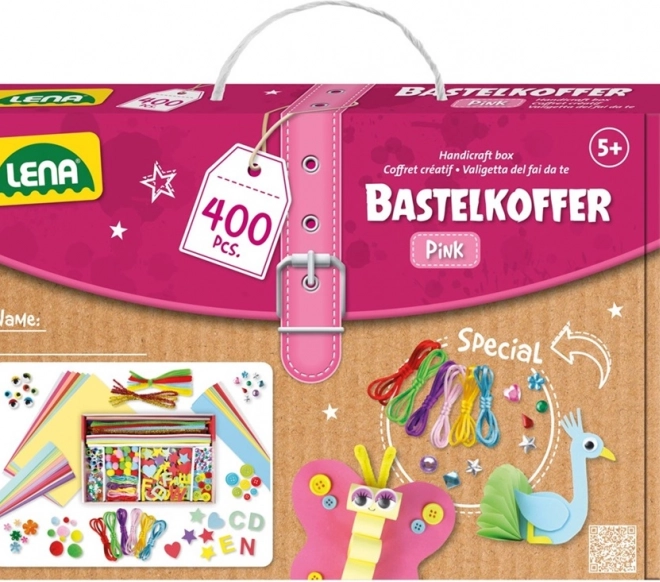 Mallette créative pour petits bricoleurs, rose