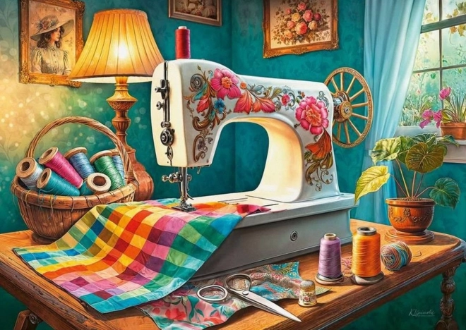 Puzzle Cherry Pazzi Mon coin couture 1000 pièces