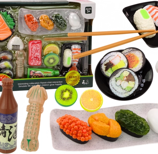 set sushi pour enfants, jouet 22 pièces