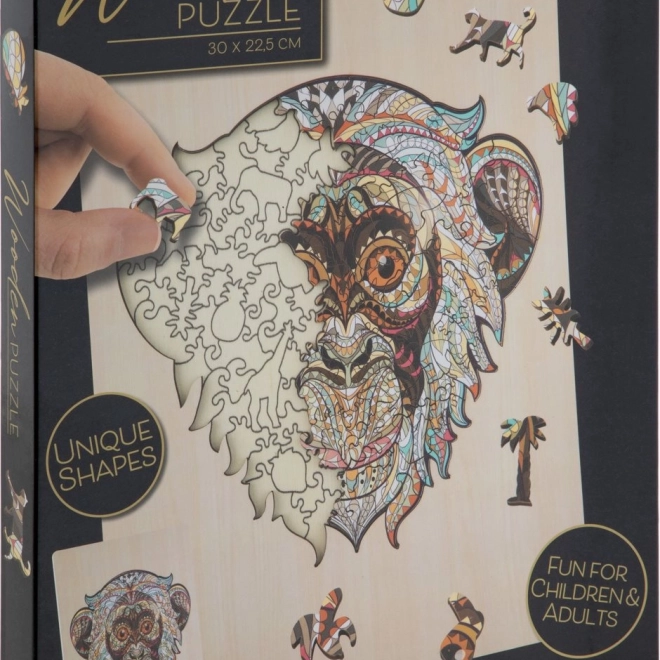 Puzzle de contour singe 133 pièces