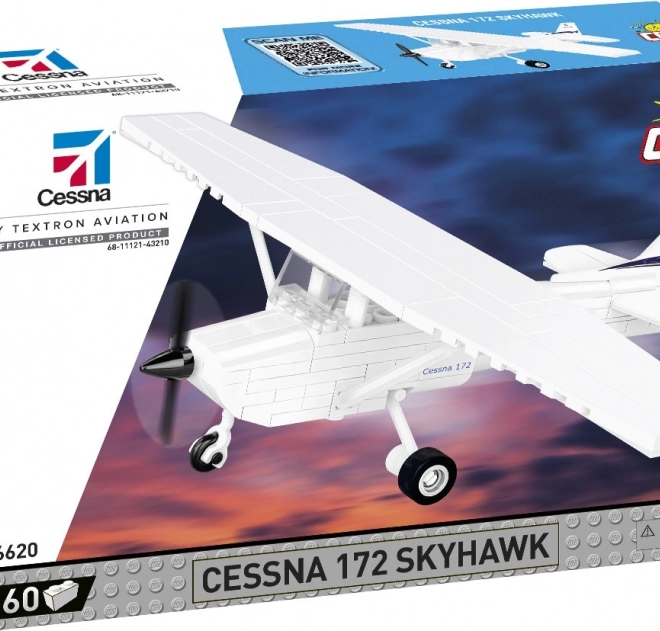 Cobi maquette Cessna 172 Skyhawk 160 briques blanc