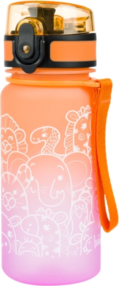 Bouteille en tritan dégradé animaux 350 ml