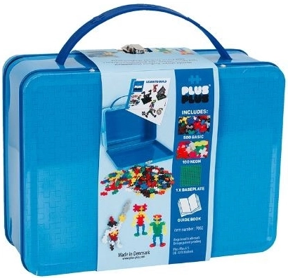 Blocs Plus-Plus mini ensemble de base dans une valise 600 pièces