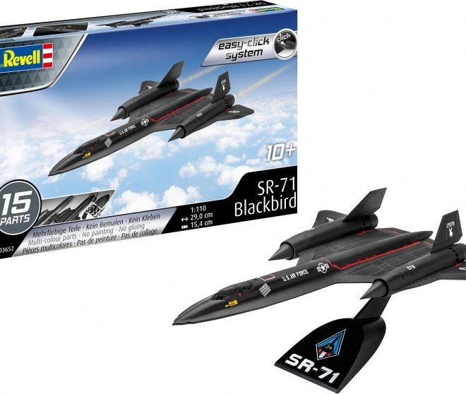 Maquette plastique SR-71 Blackbird Easy-Click 1:110