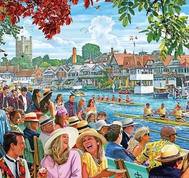 Puzzle GIBSONS Aviron en compétition 1000 pièces