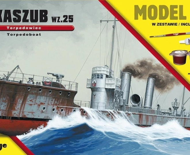 Contre-torpilleur polonais ORP Kaszub 1935 modèle 1:400