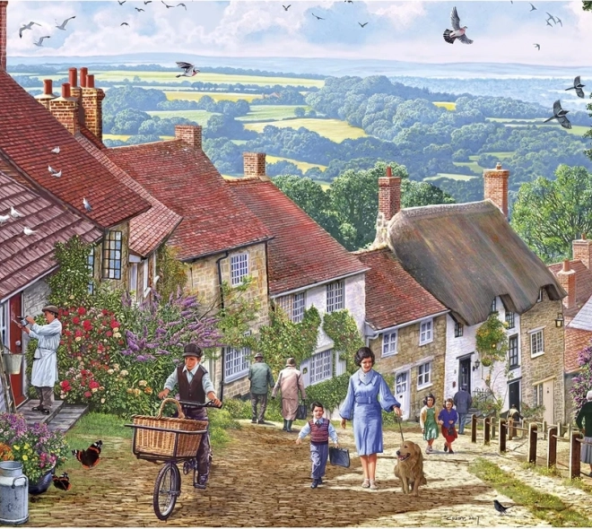 Puzzle Gold Hill, Angleterre 1000 pièces GIBSONS