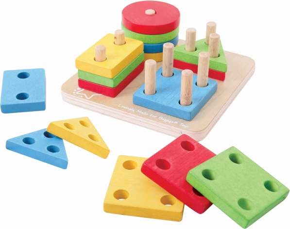 Assemblage de formes colorées Bigjigs Baby