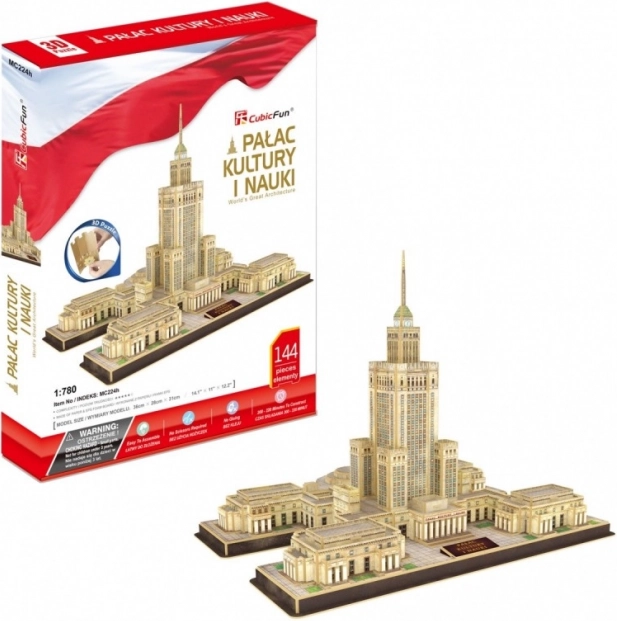 Puzzle 3D CUBICFUN Palais de la Culture et de la Science, 144 pièces
