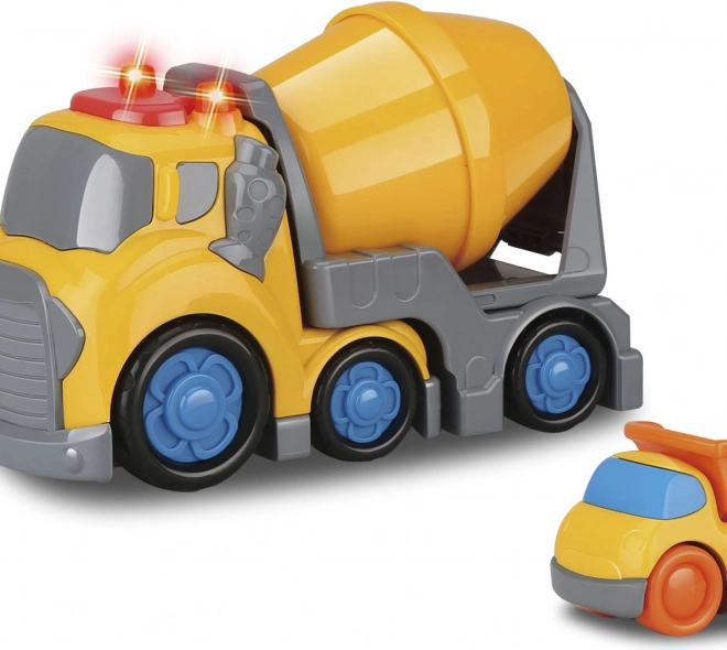 Kiddy bétonnière avec effets et mini benne