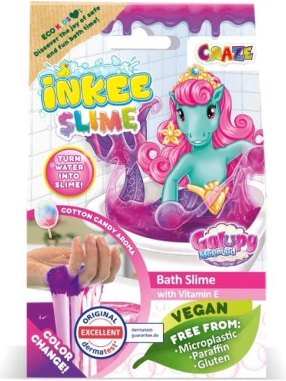 Galupy Sirène slime pour l'eau au parfum de barbe à papa