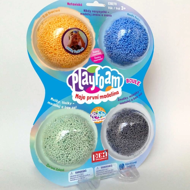 Mousse à modeler PlayFoam - couleurs garçon 4pack
