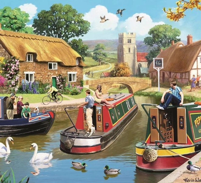 Puzzle Ravensburger Promenade Paisible 1000 pièces
