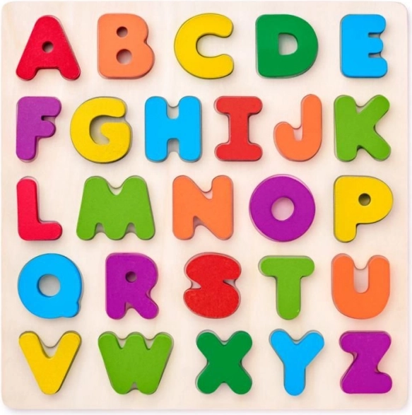 Puzzle alphabet en bois pour enfants