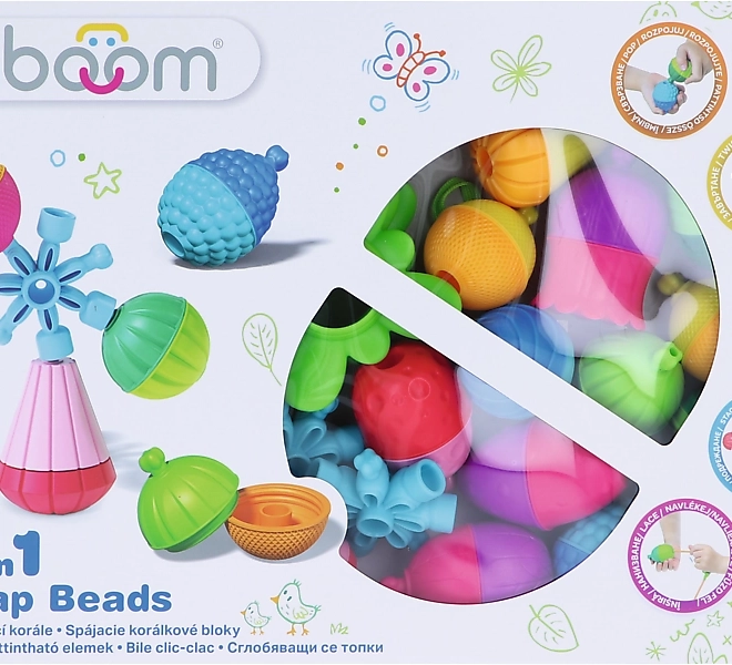 Jeu de construction Lalaboom 5 en 1 Ensemble de perles de connexion grande boîte de 36 pièces
