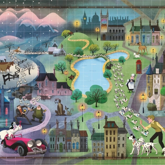 Cartes d'Histoire Puzzle : 101 dalmatiens