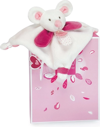 Ensemble cadeau - doudou en peluche pour bébé 20 cm