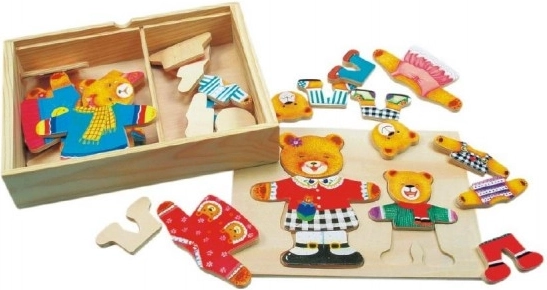 Puzzle d'habillage Bino Ourse avec ourson