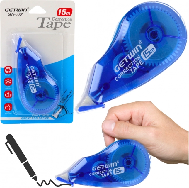 Correcteur en ruban Bleu 15m x 5mm