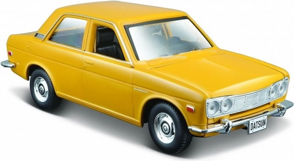 Modèle Datsun 510 1/24 jaune