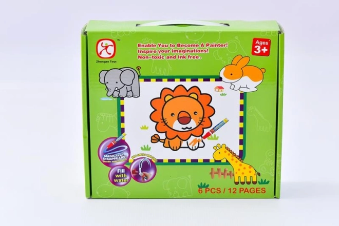 Puzzle encastrables Animaux et peinture à l'eau