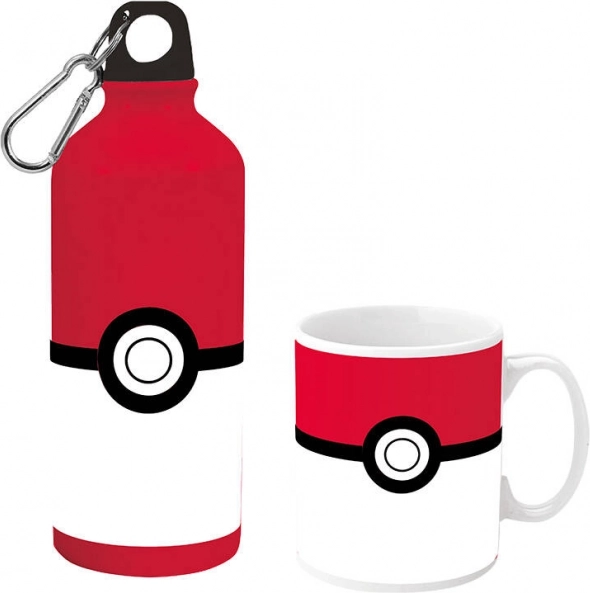 Set tasse et bouteille avec motif POKÉMON Poké Ball