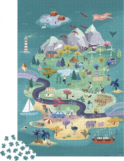 Puzzle Excursion vers l’île Harmony 1500 pièces