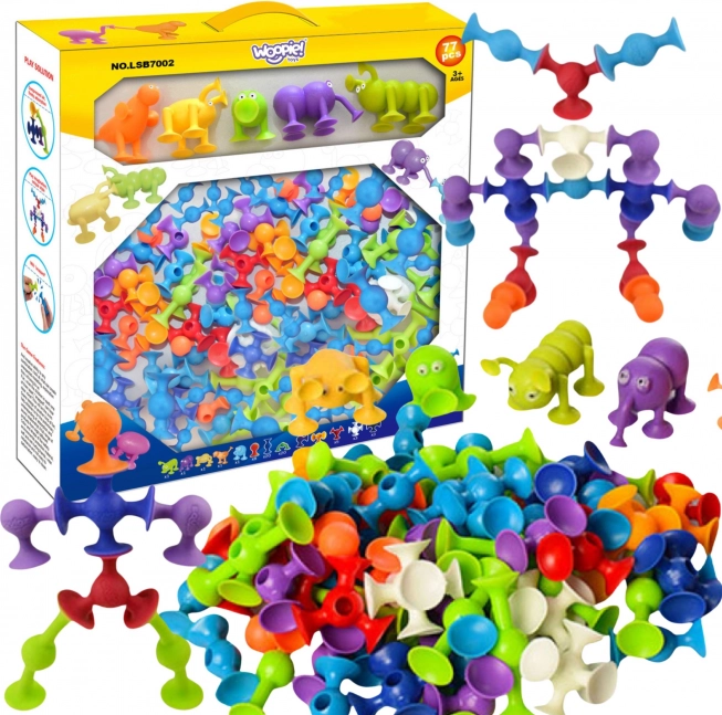 Woopie Kit de Construction avec Ventouses - Animaux Fous