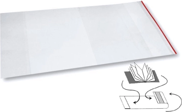 Housse autocollante universelle pour livres et cahiers 237 × 450 mm OXYBAG