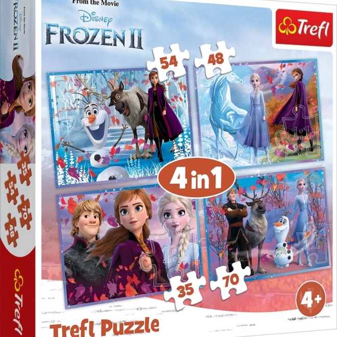 Puzzle 4-en-1 FROZEN 2 – Voyage vers l’inconnu