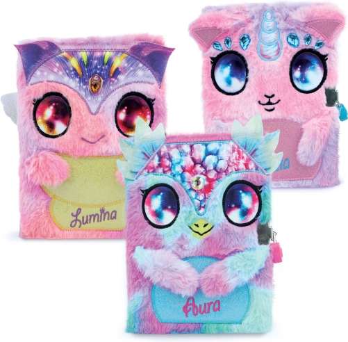 Carnet duveteux NEBULOUS STARS Lumina A5 avec cadenas