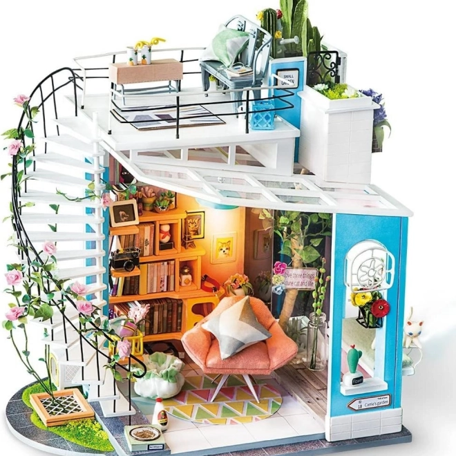 RoboTime miniature maison mansardée