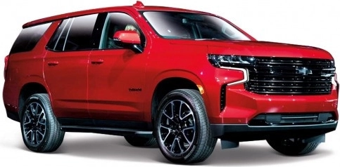 Modèle Chevrolet Tahoe 2021 1:26 rouge