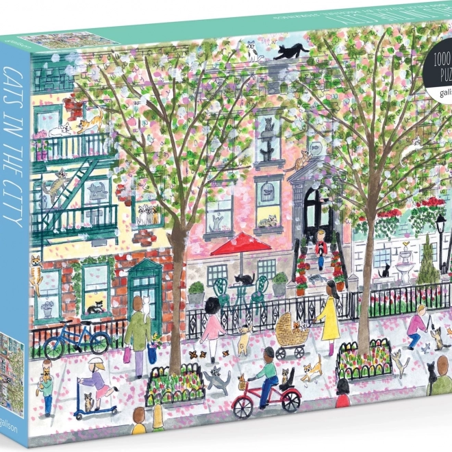 Puzzle Chats en Ville 1000 pièces
