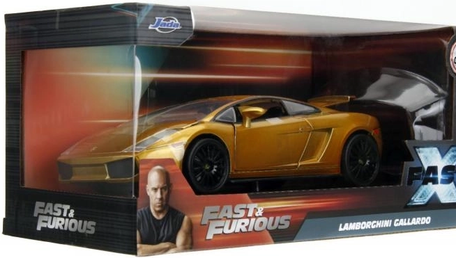 Modèle de voiture en métal Rapides et Dangereux Lamborghini Gallardo 1:24