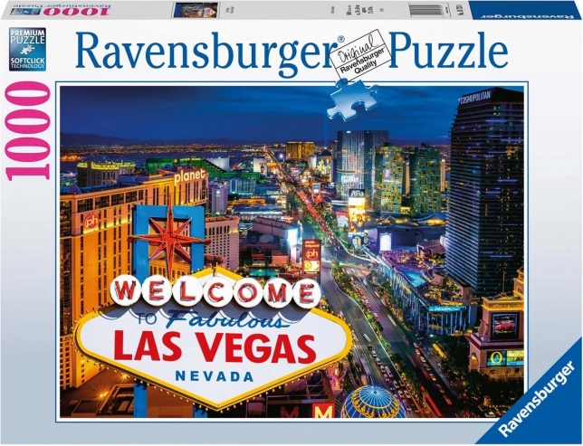 Puzzle Las Vegas 1000 pièces Ravensburger
