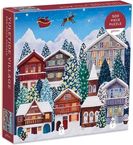 Puzzle de Noël Village festif 500 pièces