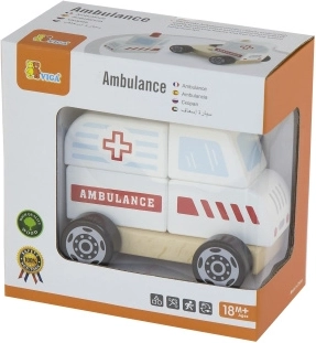 Puzzle en bois - ambulance