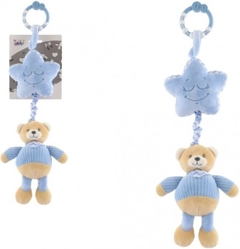 Boîte à musique ourson en peluche
