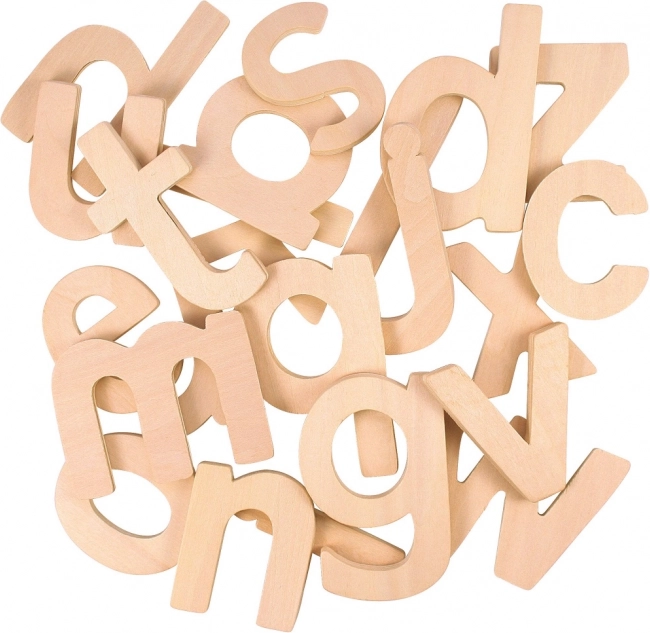 Alphabet en bois lettres minuscules
