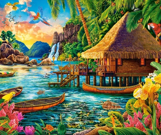 Puzzle 1000 pièces Île tropicale