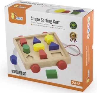 Puzzle en bois - chariot